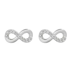 [Timeless Twist] Minimalist Infinity Stud Earrings – Unique Mobius 8 Symbol Design