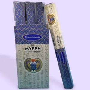 Frankincense and Myrrh Incense, Calming Home Fragrance with Aroma Scent, Natural Air Freshener for Home Supplies