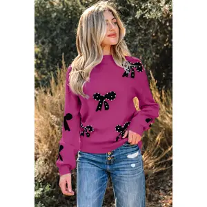 Bows & Pearls Sweater