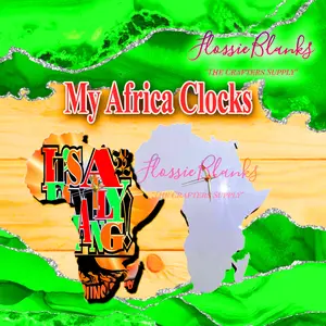 My Africa Wall Clock (BLANK)