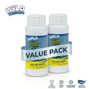 Powerful Sink & Drain Cleaner, Fast-Acting Formula Dissolves Tough Blockages & Odor for Kitchen Toilet & Shower. Home Unclogging Tool Essentials