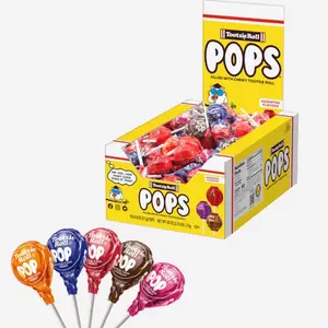 Tootsie Pops Lollipop Assortment Suckers Flavour Blue Raspberry Cherry Watermelon 100 Counts Sweet Candy Treats Fruit Flavours Classic Fudge Flavor Tootsie Pops