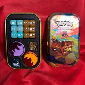 Pokemon Mini Tin Insert Style J - Vibrant 3D Printed Design in Many Colors for Fans & Collections