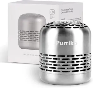 Purriko Refrigerator Deodorizer,Lasts up to 10 Years,Refrigerator Odor Eliminator,Fridge Deodorizer,More Effective than Baking Soda Bamboo Air Purifying Bags Toprain