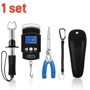 1 Set Fishing Tool Kit, Fishing Pliers Fish Gripper Fishing Scale Fish Grip Tools Set Saltwater Resistant Fishing Gear,Textiles & Soft Furnishings