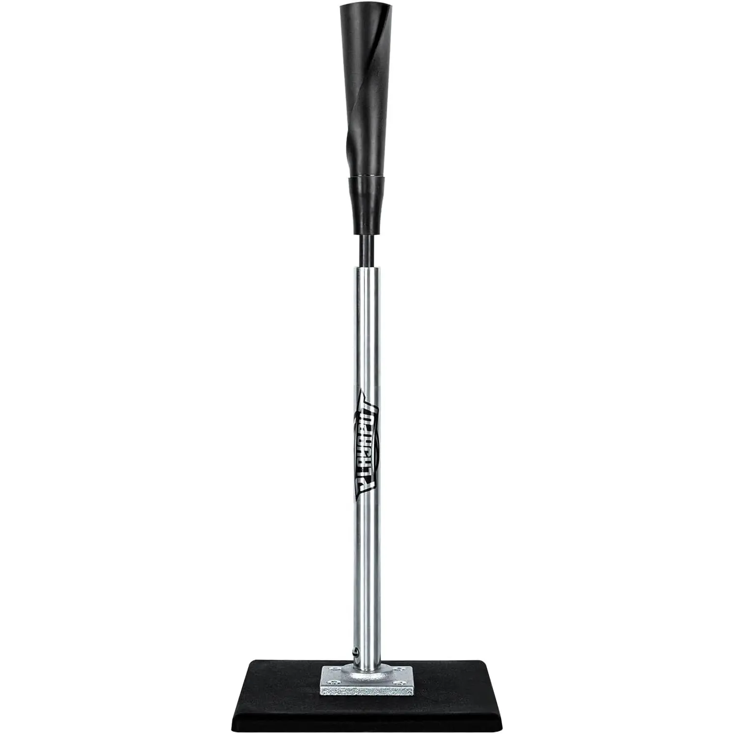 HahZen SPORT Unisex Baseball/Softball Batting Tee, 25-37 in Adjustable Height, Heavy-Duty Base, Synthetic Leather Top, Portable Easy Transport