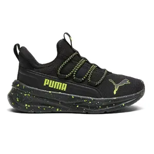 Little Kid's Puma One4All 2.0 Big Cat Enrgy PS PumaBlack-Lime (406294 01)