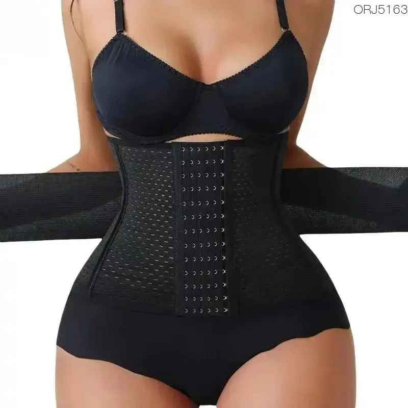 Women's Segmented Basic Shapewear Waist Trainer - High-Elastic Breathable Mesh, Compression Tummy Control Slim Cincher, Lightweight Girdle for Daily Wear, Fitness