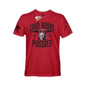 Attack the Game Dad Bods Are For Puzzies Gym T-Shirt - Eco-Friendly Soft Organic Cotton , Breathable & Durable Fabric for Men & Women