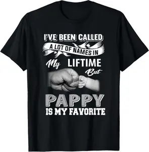 Pappy Is My Favorite Name Funny Grandpa Gift Father's day T-Shirt