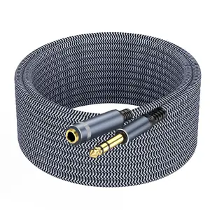1/4 inch Extension Cable 10ft, 1/4" inch Male to Female Stereo Headphone Guitar Extension Cable, Quarter inch Headphone Extension Cable