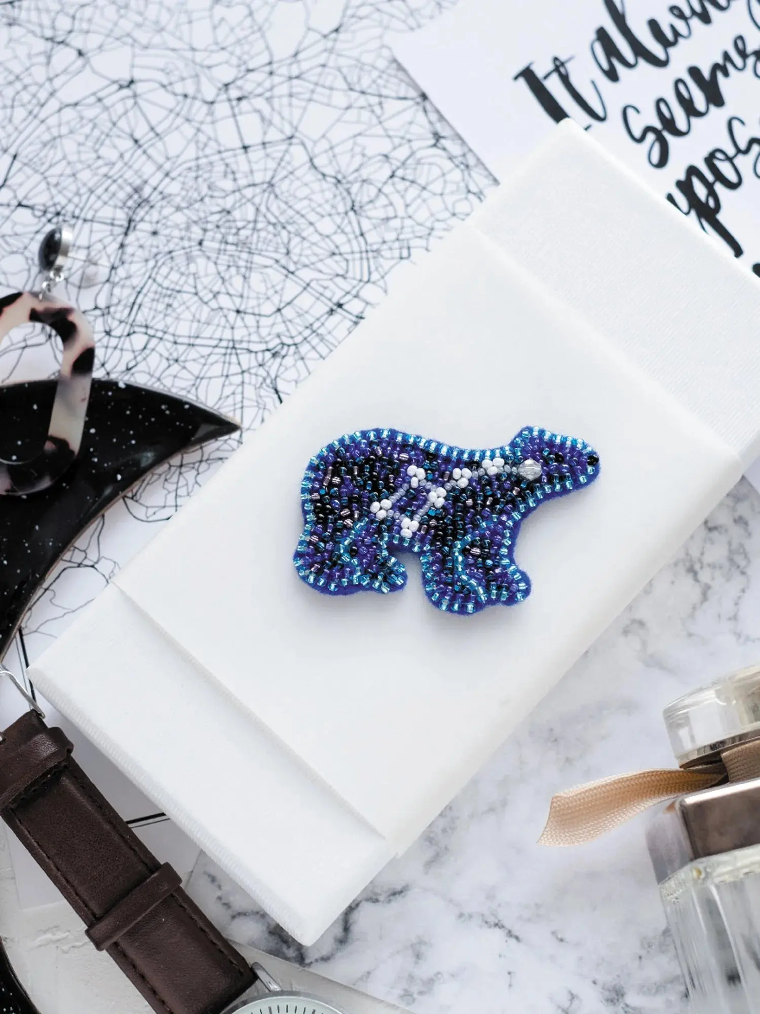 Ursa Minor Bead Embroidery Decoration Kit by Abris Art AD-068