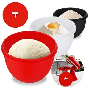 Silicone Bowl Liners for KitchenAid KSM150 Tilt-Head Mixers (5/7 Qt), Food Grade 1/2/3pcs Reusable Liners, Non-Stick, Durable, Easy-Clean Kitchen Appliance Parts for Stand Mixers Containers