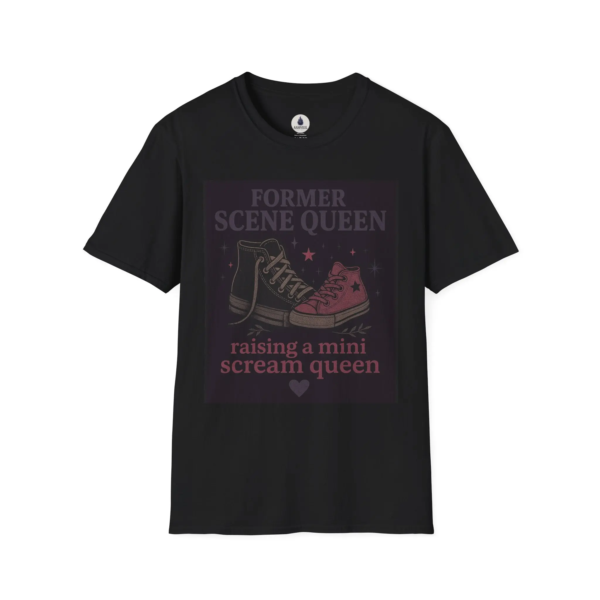 Former Scene Queen T-Shirt, Retro Scream Queen Tee, Skater Fashion Top, Gift for Moms, Casual Wear, Unique Graphic Shirt