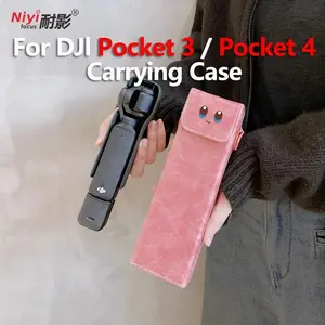 For DJI Osmo Pocket 3 Pocket 4 Carrying Case with Strap Waterproof Protective Storage Bag Portable Travel Camera Accessories
