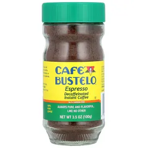 Café Bustelo Espresso, Decaffeinated Instant Coffee, 3.5 oz (100 g) Café Bustelo Espresso, Decaffeinated Instant Coffee, 3.5 oz (100 g)