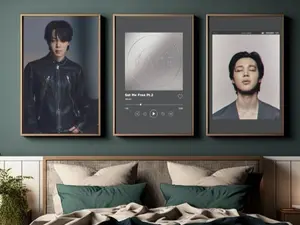 Jimin BTS Poster Set BTS Jimin Set Me Free Hardware Inspired Bts Wall Art Print Merch for Kpop Fans gift for girlfriend