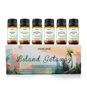 Amore Paris Island Collection 100% Essential Oil Gift Set (6-Piece)