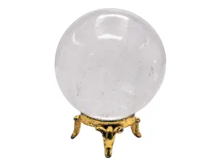 2.5" Inches Crystal Ball Sphere for Meditation, Crystal Sphere for Witchcraft and Decorative Balls