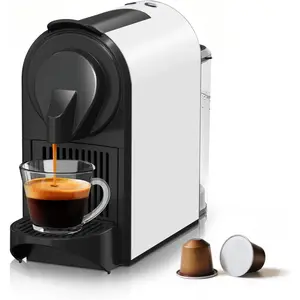 Mini Espresso Machine for  Pod, 20 Bar Single Serve Coffee Maker, 1400W, White