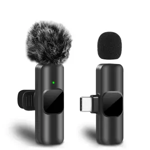 Portable Wireless Lavalier Microphone Set, USB Mic, Live Streaming Equipment, Compatible with Type-C Mobile Phones, Lightweight and Plug-and-play, Suitable for Short Video Shooting, Live Streaming, Must-have for Content Creators