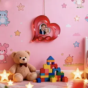 Silicone Heart-Shaped Craft Mold Set, Large Heart Frame & Hanging Tag Molds, DIY Jewelry Making Tools, No Electricity Required