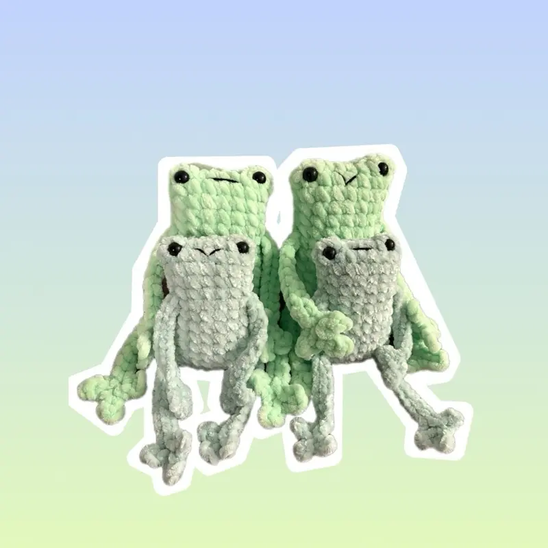 Handmade crochet frogs! Handmade crochet frogs!