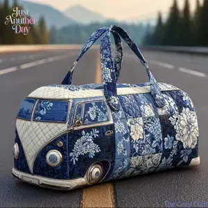 Stylish 3D Digital Bus Print Travel Tote & Multipurpose Gym Bag, Lightweight Handbag for Women, Large Capacity Yoga Bag, Trendy Travel Duffle for Short Trips, Weekend Getaways, Outdoor & Daily Use outdoorfun