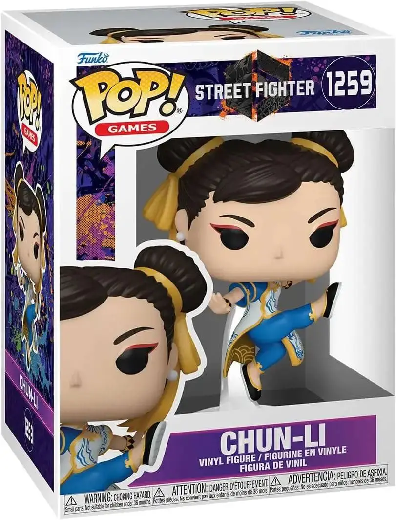 Street Fighter 6 Chun-li Display Collectible Funko Pop! Vinyl Figure #1259