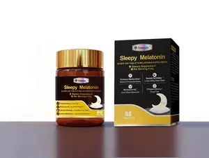 Brenox Sleepy Melatonin 5mg + Vitamin B6 Dietary Supplement - Natural, Drug-Free Sleep Support - 60 Tablets (2-Month Supply) for Restful Nights - Healthcare Nutrition & Wellness Aid