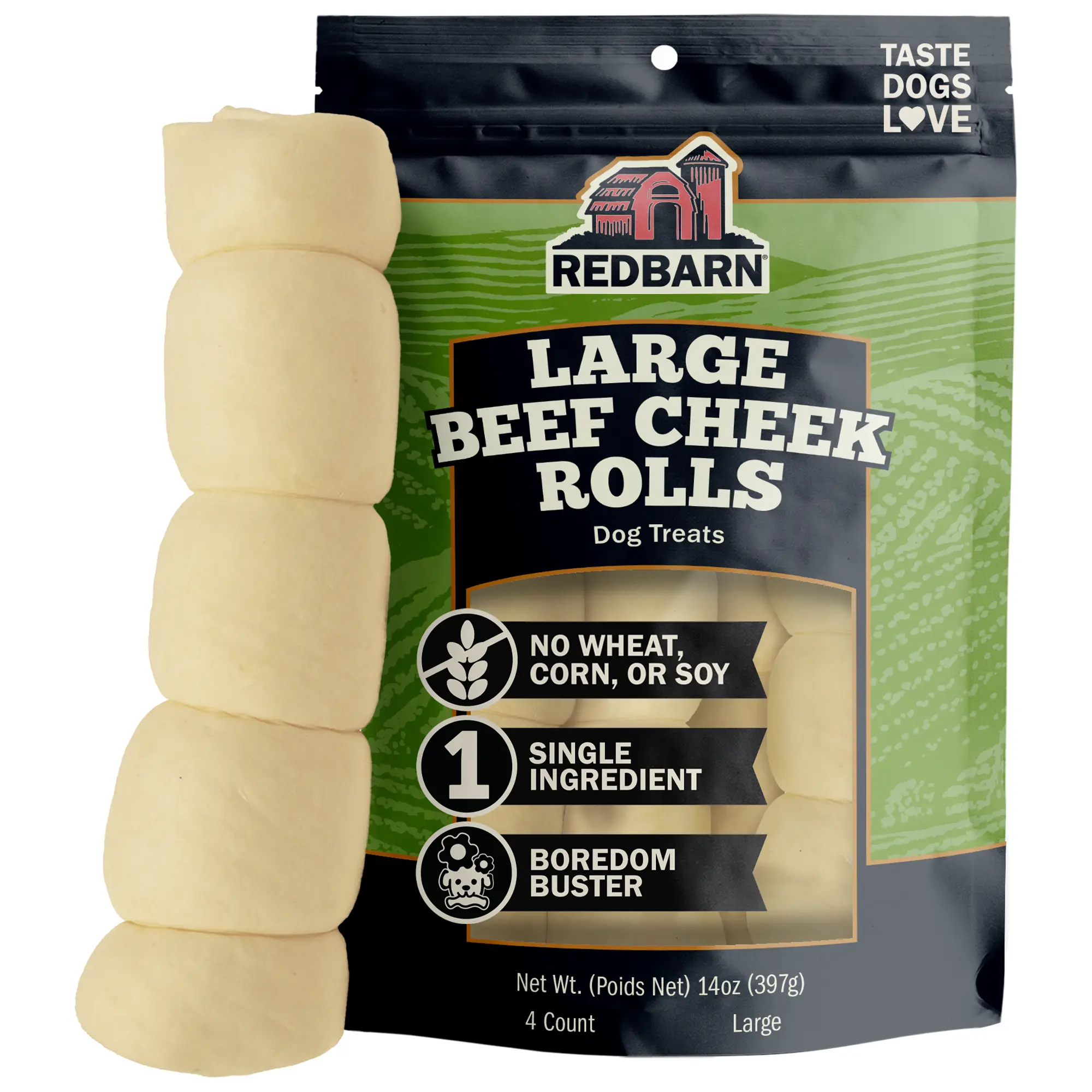 Beef Cheek Roll Dog Treat