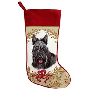 123 Creations  Scottie Needlepoint Stocking