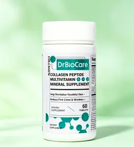 DrBioCare Multivitamin Dietary Supplement, Collagen D3 C Probiotics Formulated for Health Nutrition Beauty