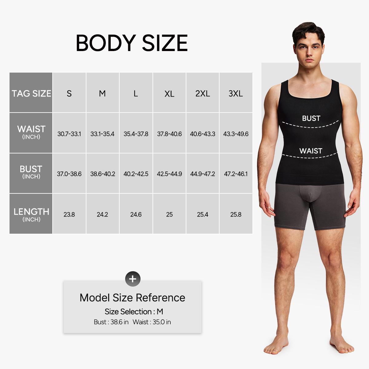 Nebility Men’s Lightweight Shapewear Sports Vest – 3D Seamless Compression Tank, Comfortable, Breathable & Odor-Resistant for All-Day Wear