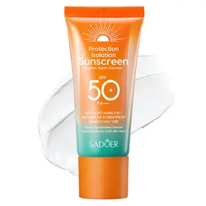 Sunscreen to prevent sunburn andtanning,Universal Tinted Face MoisturizerSunscreen,SPF 50 PA+++,Water Resistant AndNon-Greasy,For All Type Skin Facial Skincare