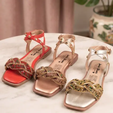 MIREYA FLATS-  Colombian Sandals - Lightweight, Comfortable, Flat-Height Casual Sandals