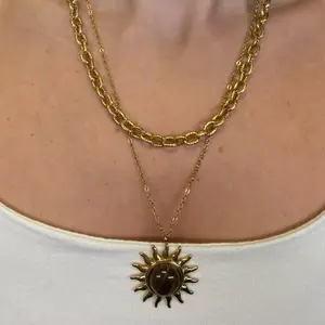 Sunstone Layered Necklace