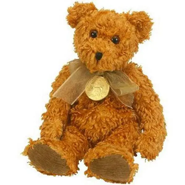 TY Beanie Baby - TEDDY the Bear (100th Anniversary Teddy) (8.5 inch) (2002) MWMTs