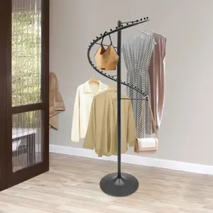 360 Degree Rotating Clothing Rack for Bedroom Laundry Room Heavy Duty Floor Stand home essentials