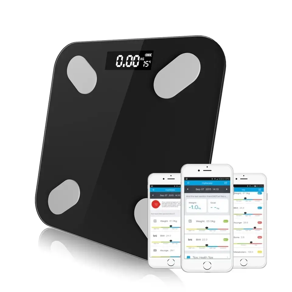 Bluetooth Smart Bathroom Floor Scales Body Weight Digital Body Fat Scale Auto Monitor Body Weight  With APP Fitness Health Scale Multiple Body Composition Measurements
