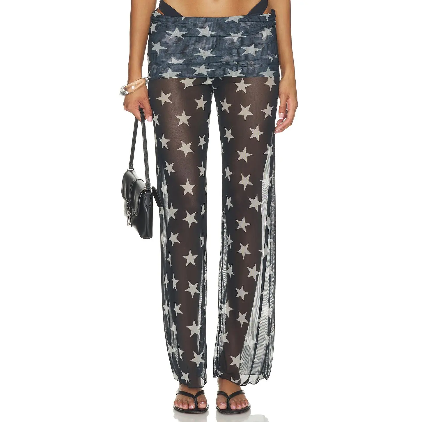 Bella Venice x REVOLVE Addison Pant in Star Mesh