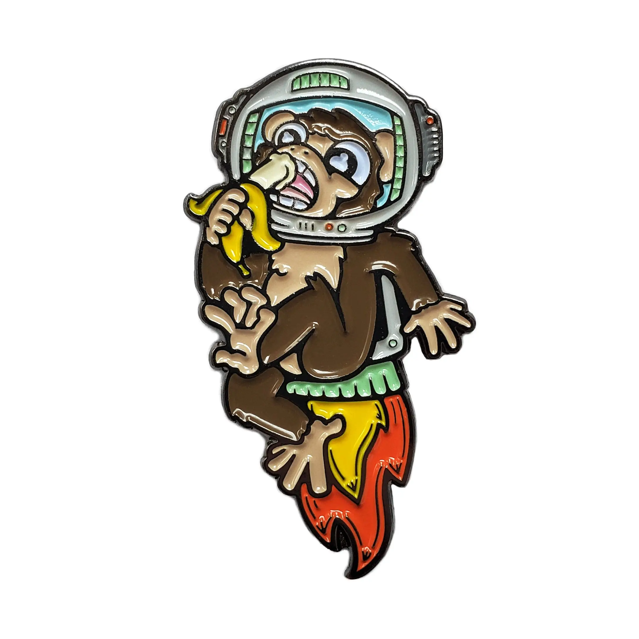 Astronaut Chimp Enamel Pin