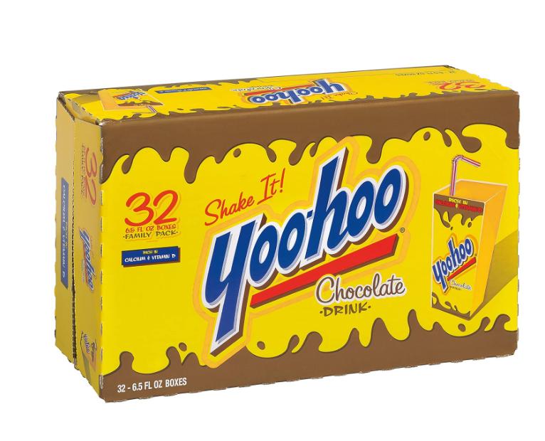 Yoo-hoo Chocolate Drink, 6.5 fl oz boxes, 32 pack