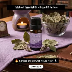 10ml Patchouli Essential Oil  (Pogostemon cablin)