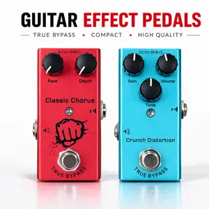 Guitar Accessories Electric Guitar Effects Pedal Digital Delay Distortion Overdrive Simulated Instrument True Bypass Compact High Quality