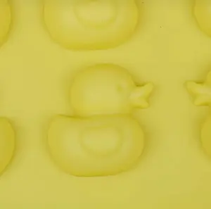 Rubber Duck Silicone Mold - Flexible Food Grade Silicone for Kids & Adults - Easy Release & Cleaning - Tin
