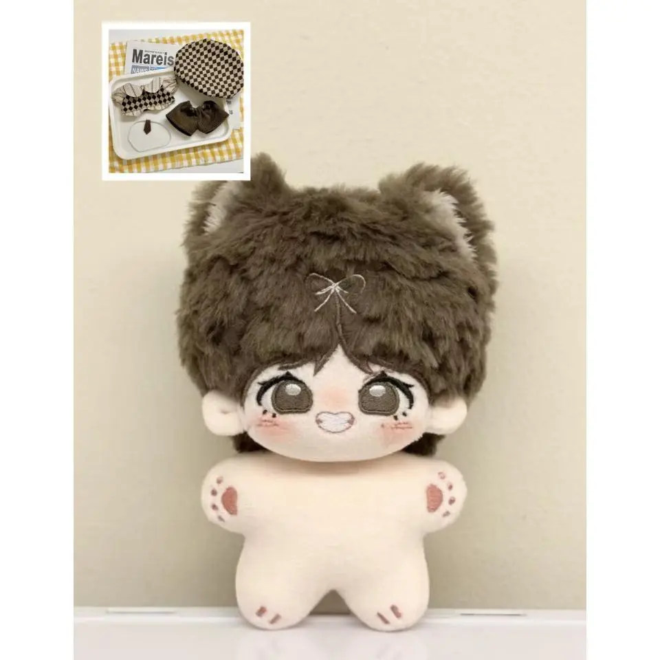 Stuffed 10cm Handsome Boy Idol Kim Taehyung Cute Cotton Doll Backpack Ornament or Kids Adults Birthday Gift