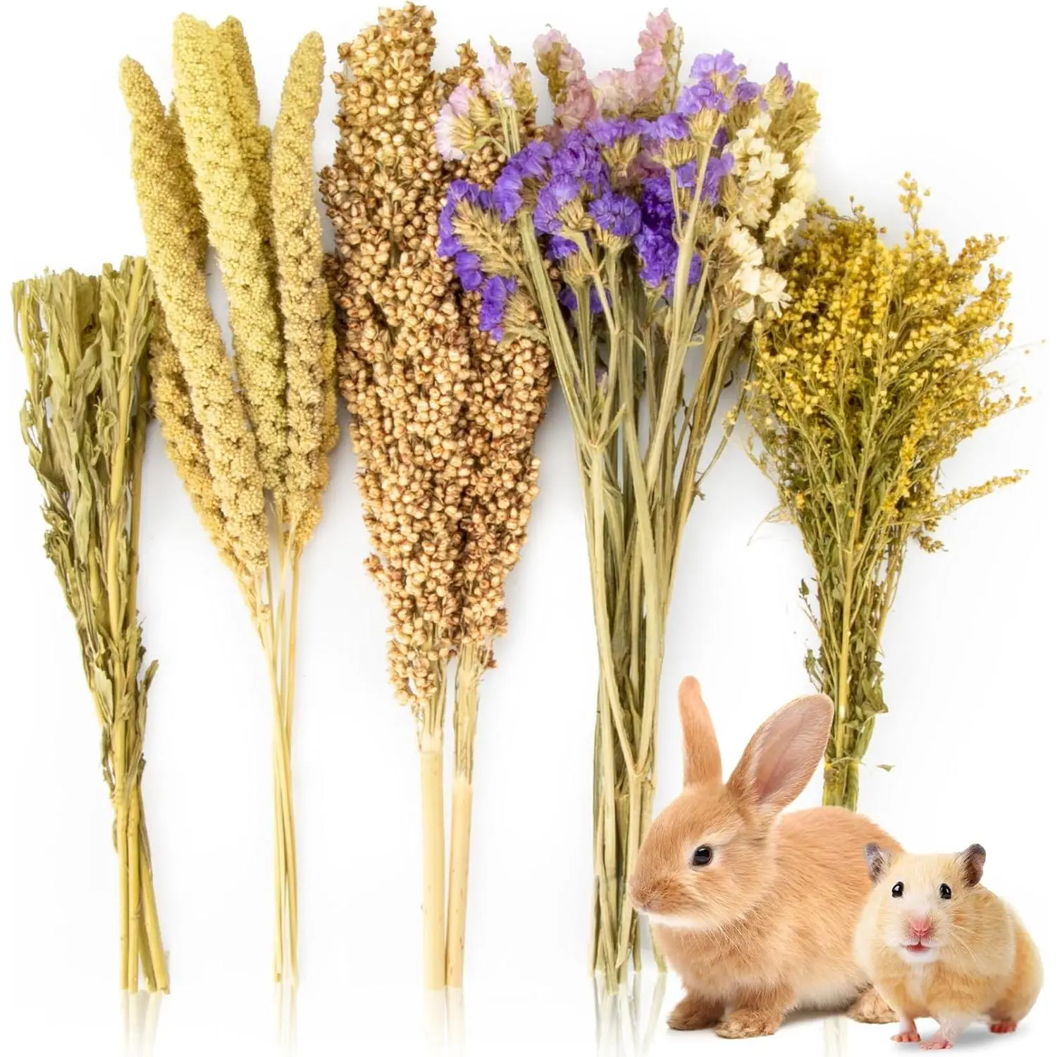 Hamster Bedding - Hamsters Sprays Safe Cage Accessories Hideout Habitat Decorations for  Syrian Hamster,Gerbil,Lemming Degus,Mice and Other Small Animals