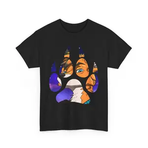 Furries Paw - Fursona Fursuit Furry Fandom Unisex T-Shirt Full Color