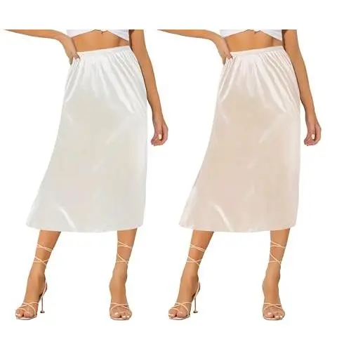 White, Nude 27" Length